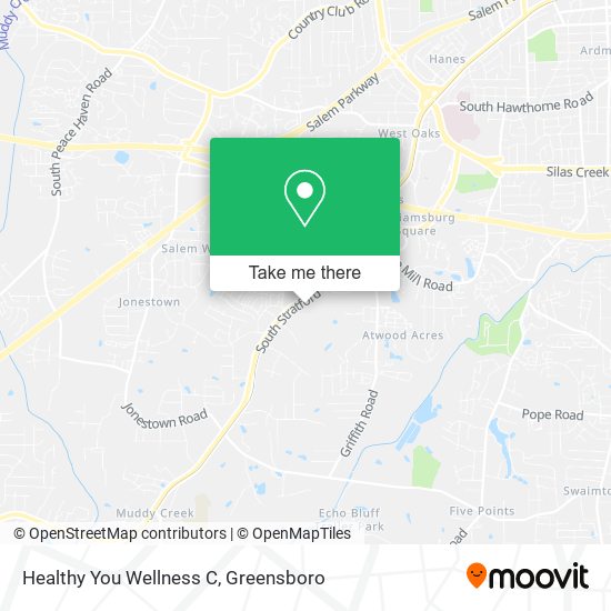 Mapa de Healthy You Wellness C