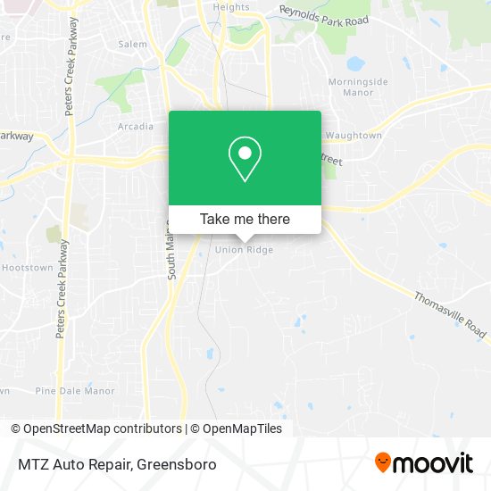 MTZ Auto Repair map