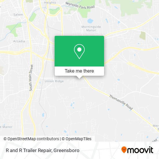 Mapa de R and R Trailer Repair