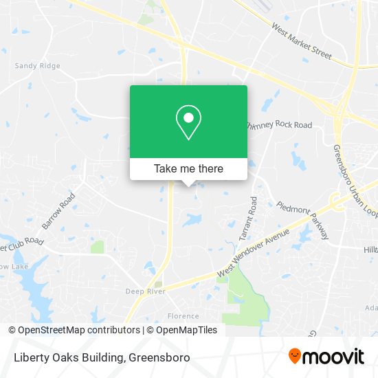 Liberty Oaks Building map