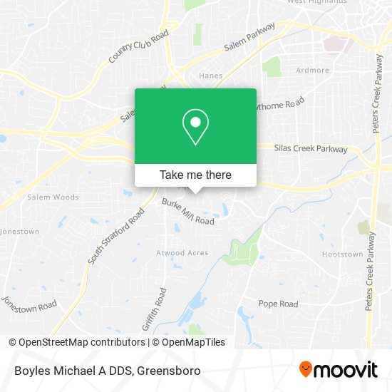 Mapa de Boyles Michael A DDS
