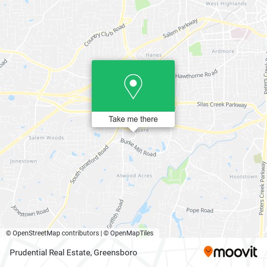 Prudential Real Estate map