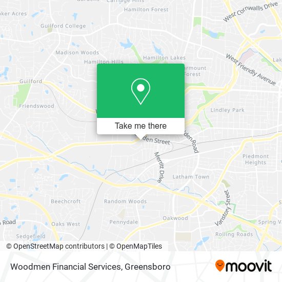 Woodmen Financial Services map