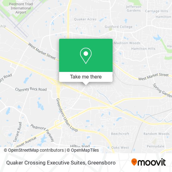 Quaker Crossing Executive Suites map