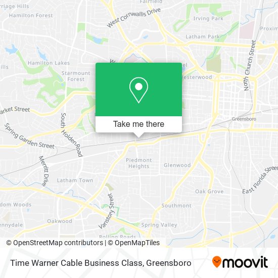 Time Warner Cable Business Class map