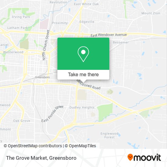 The Grove Market map