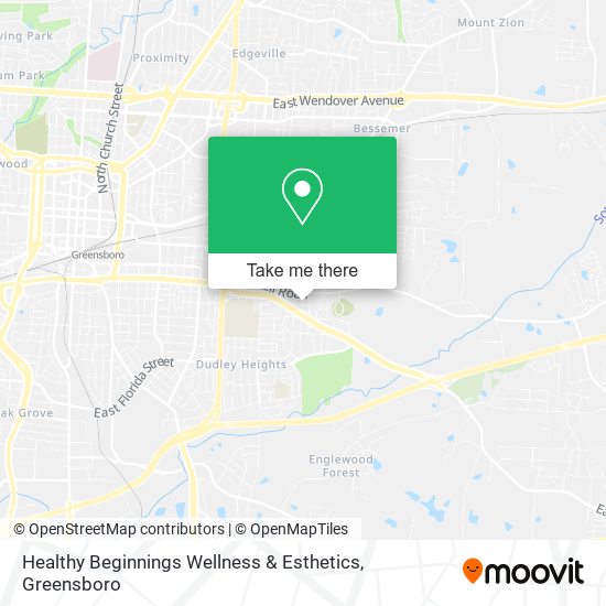 Healthy Beginnings Wellness & Esthetics map