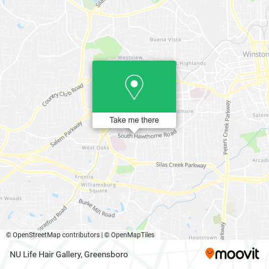 NU Life Hair Gallery map
