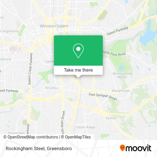 Rockingham Steel map