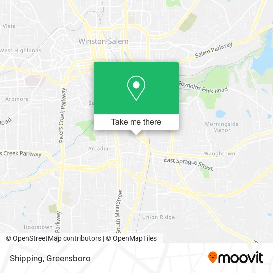 Shipping map