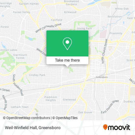 Weil-Winfield Hall map