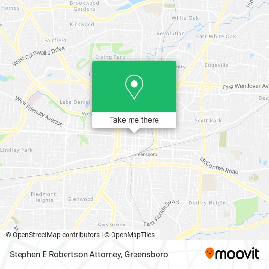 Mapa de Stephen E Robertson Attorney