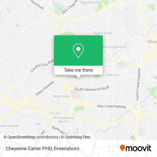 Cheyenne Carter PHD map
