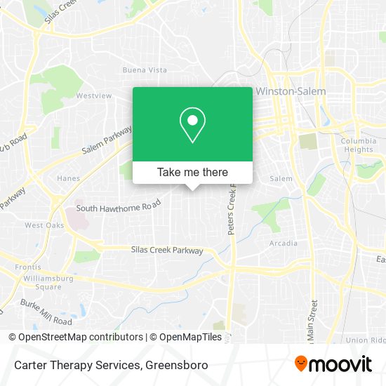 Carter Therapy Services map