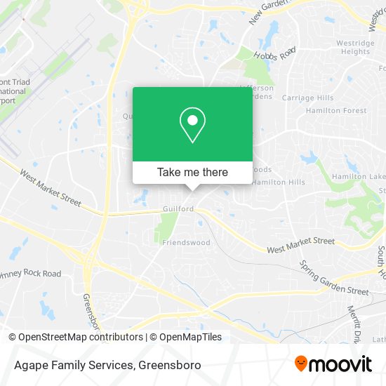 Agape Family Services map