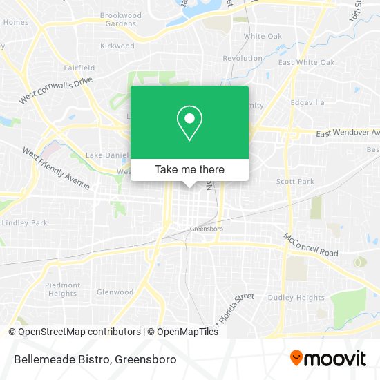 Bellemeade Bistro map