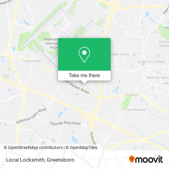 Local Locksmith map