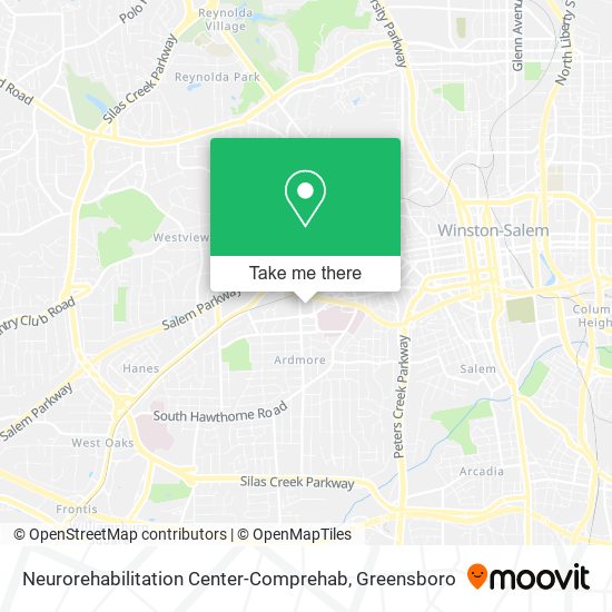 Mapa de Neurorehabilitation Center-Comprehab