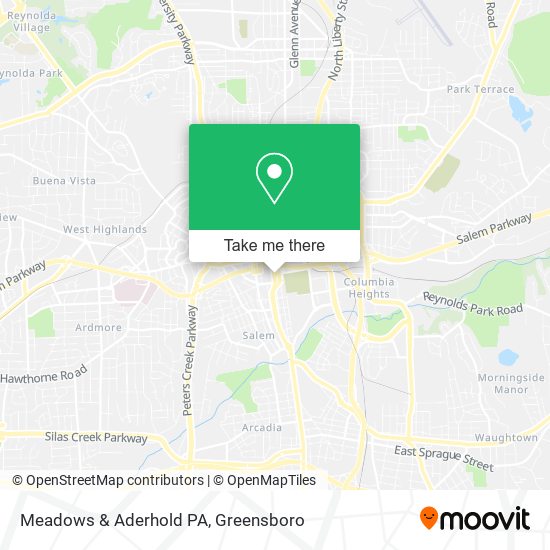 Mapa de Meadows & Aderhold PA