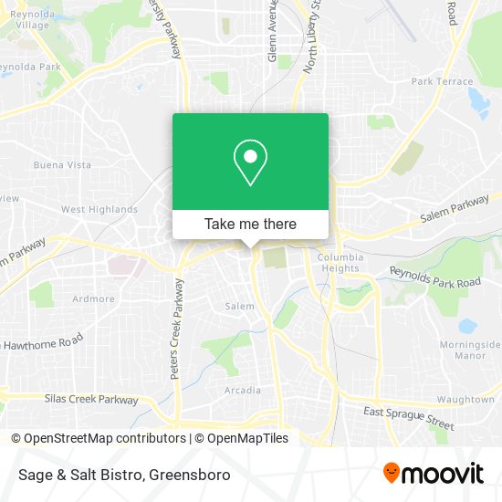 Sage & Salt Bistro map