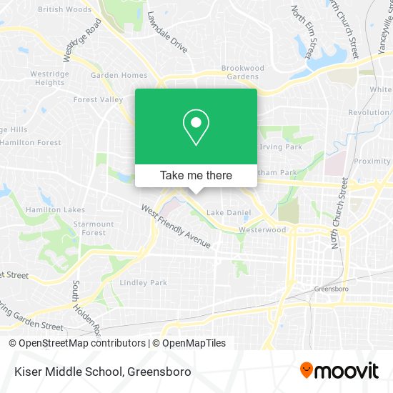 Mapa de Kiser Middle School