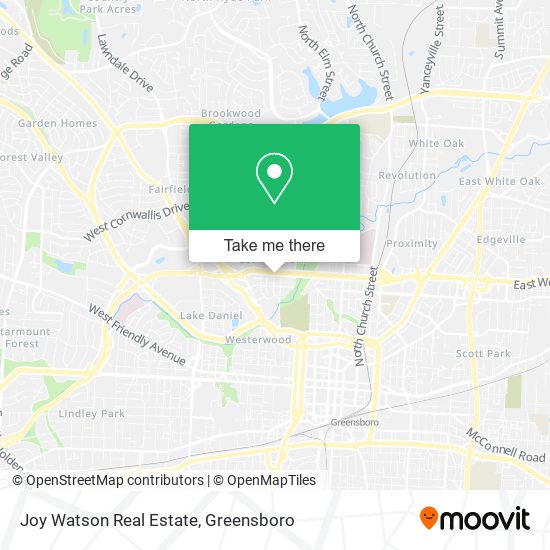 Joy Watson Real Estate map