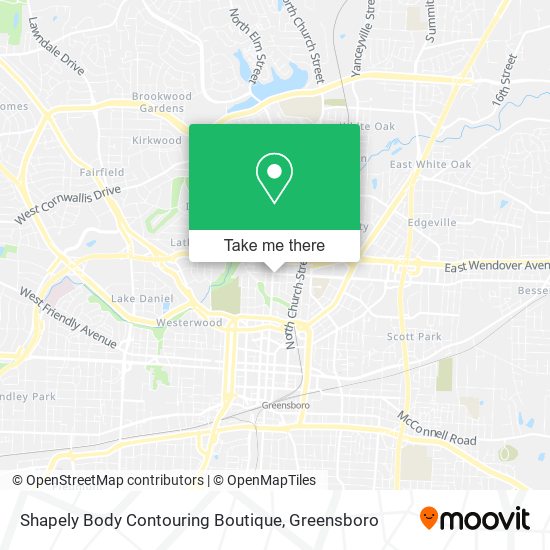 Mapa de Shapely Body Contouring Boutique