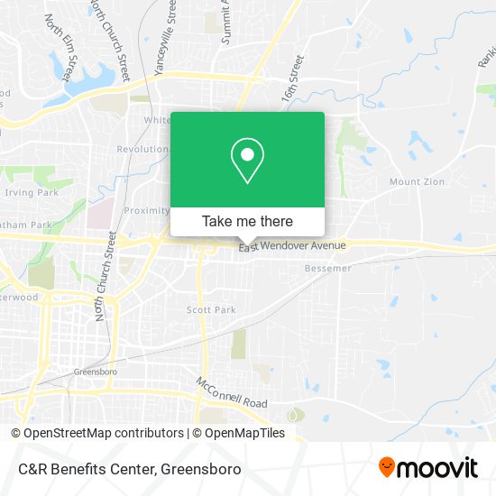 C&R Benefits Center map