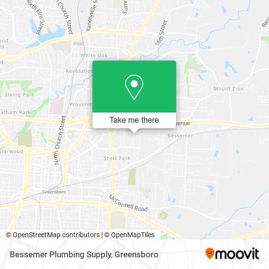 Bessemer Plumbing Supply map