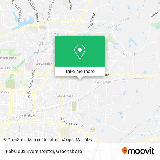 Fabuleux Event Center map