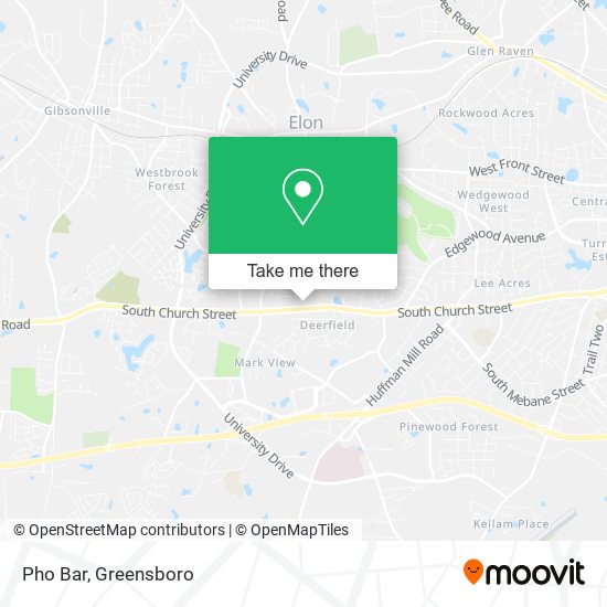 Mapa de Pho Bar