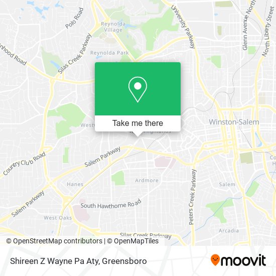 Shireen Z Wayne Pa Aty map