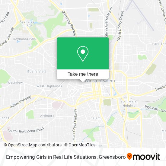 Empowering Girls in Real Life Situations map
