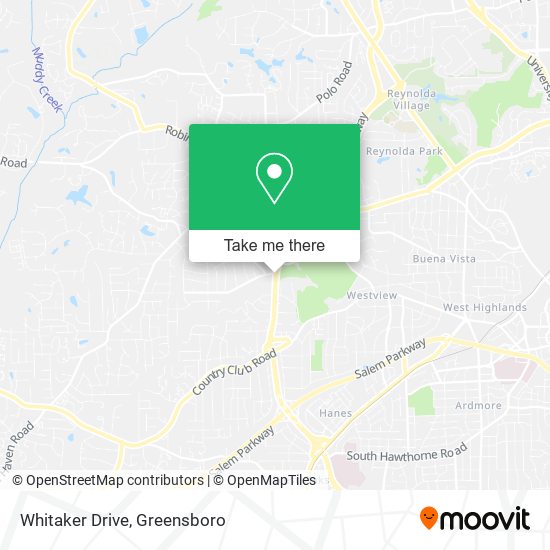 Mapa de Whitaker Drive