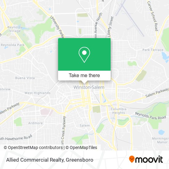 Allied Commercial Realty map