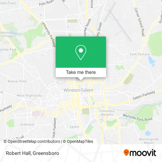 Robert Hall map