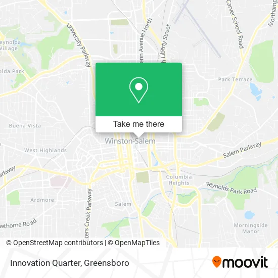 Innovation Quarter map