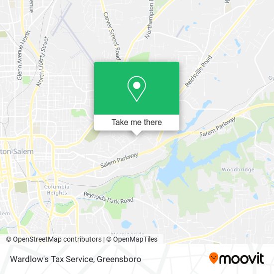 Mapa de Wardlow's Tax Service
