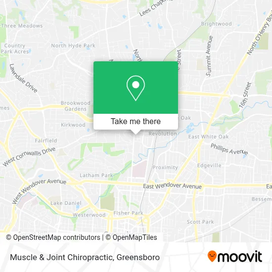 Muscle & Joint Chiropractic map