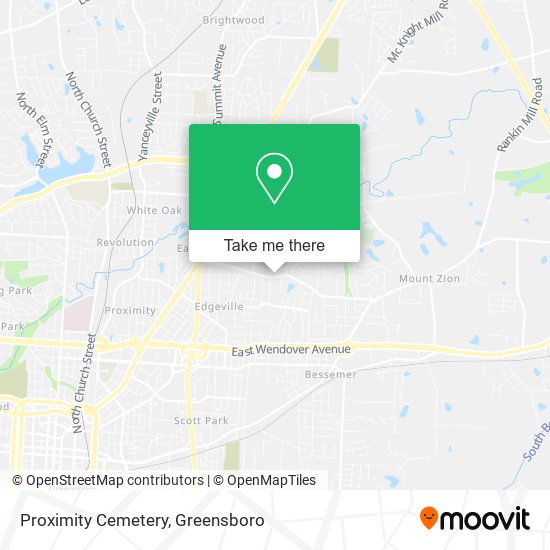 Proximity Cemetery map