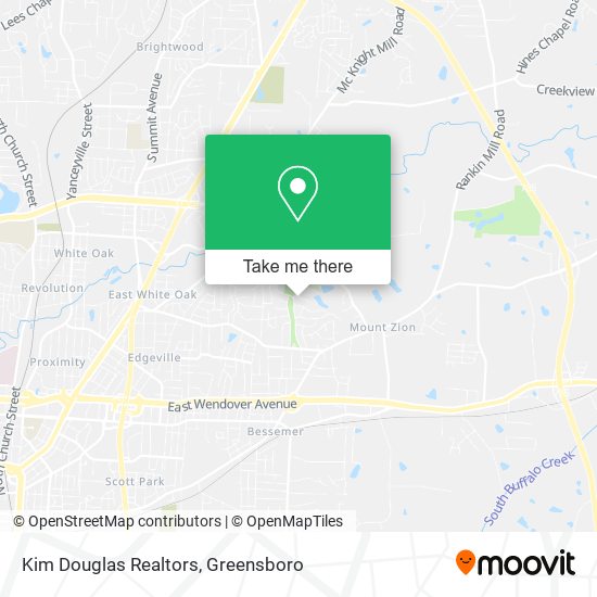 Kim Douglas Realtors map