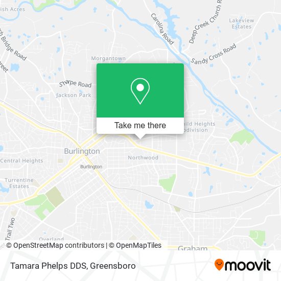 Mapa de Tamara Phelps DDS