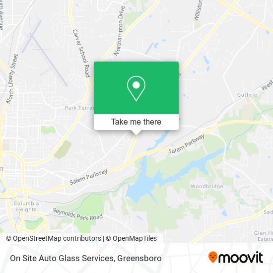 On Site Auto Glass Services map