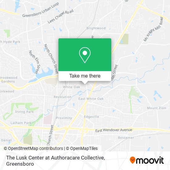 The Lusk Center at Authoracare Collective map