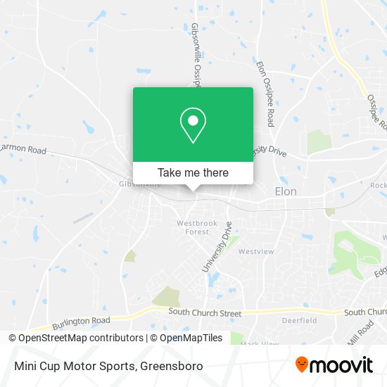 Mini Cup Motor Sports map