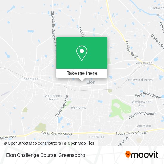 Mapa de Elon Challenge Course