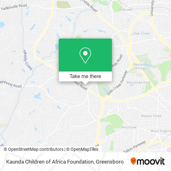 Kaunda Children of Africa Foundation map