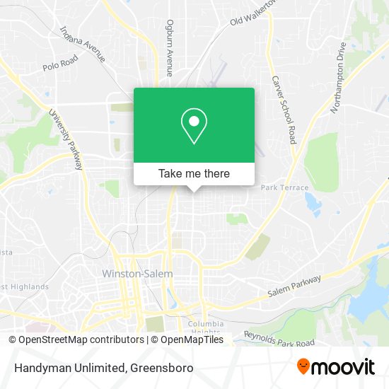 Handyman Unlimited map