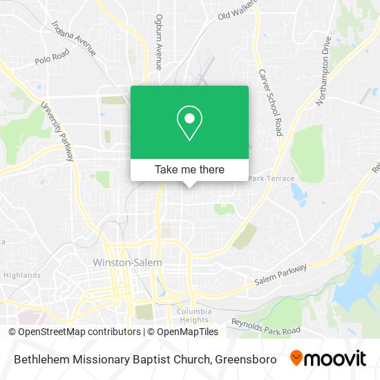 Bethlehem Missionary Baptist Church map