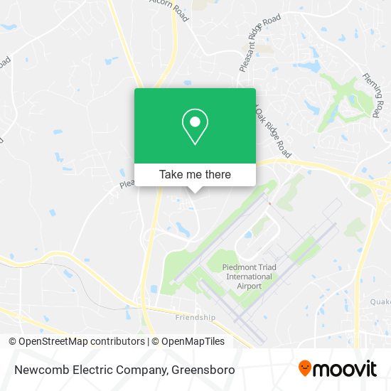 Mapa de Newcomb Electric Company